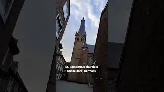 The St. Lambertus church in D&uuml;sseldorf, Germany.  #germanytourism #travel #duesseldorf