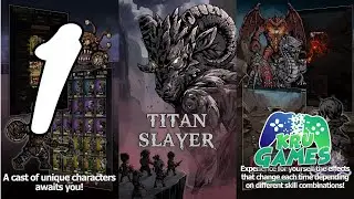 Titan Slayer: Roguelike Strategy Card Game Gameplay Walkthrough #1 (Android, IOS)