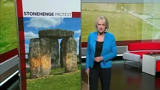 Just Stop Oil Stonehenge Protest - BBC South Today (19/6/24)