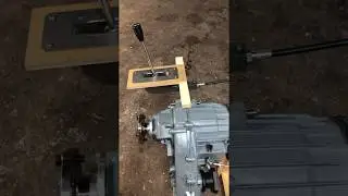 JB Custom Fabrication Cable Shifter Installed on NP241 Transfer Case