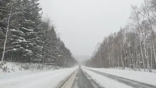 Hokkaido Driving | Road Trip over Winter Mountain Passes to Minamifurano