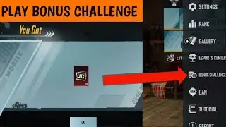 How to get Bonus Challenge Option | How to redeem uc | How to get free UC