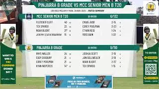 Pinjarra B Grade v MCC Senior Men B T20
