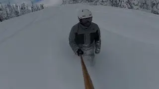 Armada Tracer 118 in Deep Snow