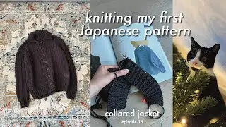 Knitting a Japanese pattern for the first time | Atsuko Takeda | Knit Vlog/Diaries Ep 16 | cindknits