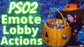 PSO2 160: Somersault Emote Lobby Action