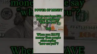 The Power of Money &mdash; Watch How People Change! #PowerOfMoney #LifeTruth #RealityCheck #Motivation