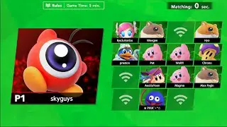 Stuck in an Endless Matchmaking Lobby For An Hour in Kirby Air Riders