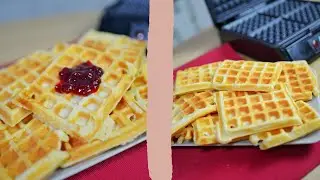 GOFRE PUFOASE (cum facem gofre pentru mic dejun) || 🧇 Dulcinele 🧇