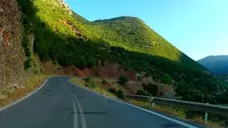 Driving in Greece, from Kleitoria (Achaia) to Kalavryta