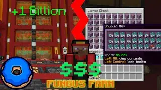 Get Rich FAST on DonutSMP Using This Fungus Farm (Schematic)