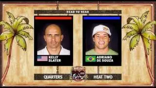 Quarter Final, Heat 2 - Kelly Slater vs Adriano de Souza