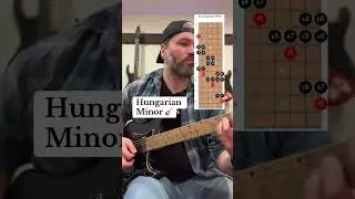 Hungarian Minor Scale Symmetrical Shape 🎸 #lesson #guitar