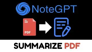 How to Summarize a PDF with NoteGPT