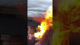 Anxiety is ... the fire alarm going off when there is no fire. #bodyconfidence #firebreather  #fire
