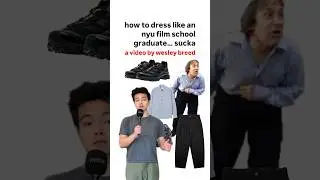 How to dress like an NYU film school graduate, the right way | #fashion #mensfashion #nyu #grwm