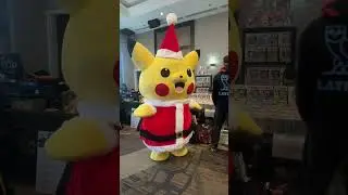 Pikachu At The Awesome Holiday Toy Show #pokemon #pok&eacute;mon #snorlax #cosplay #costume #awesometoyshow