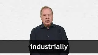 How to pronounce INDUSTRIALLY in American English