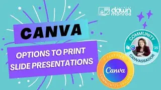Canva Options to Print Slide Presentations