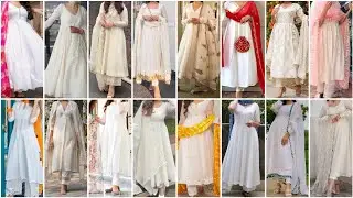 White 🤍Anarkali Suit Design Ideas | Perfect for Weddings & Festive Wear 2026