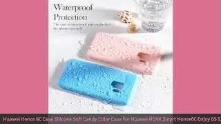 Huawei Honor 6C Case Silicone Soft Candy Color Case For Huawei NOVA Smart Honor6C Enjoy 6S 5.0 TP...