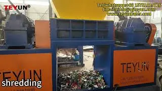 Teyun Shredder, Turning Waste into Recyclables in Seconds