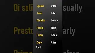 Learn Basic Italian 🇮🇹 | Easy Italian Words for Beginners