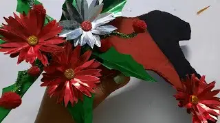 Christmas 🎄 day decoration idea of cardboard  activity