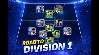 We will rise from Division 8 to Division 1 in AI matches and reach Top 1.Subscribe to efootballEVIL!