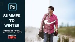 How to Create a summer  to Winter  in Photoshop
