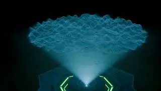 Holographic map animation