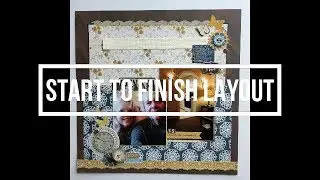 Scrapbook Layout // Start to Finish (#49)