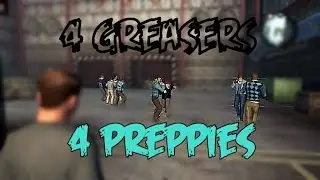 BULLY DUELO - Bryce, Chad, Justin & Parker (Preppies) VS Ricky, Lucky, Peanut & Lefty (Greasers)