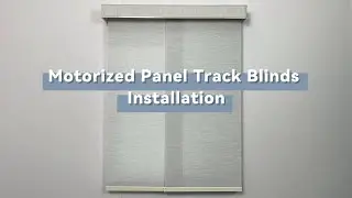 Motorized Panel Track Blinds Installation