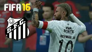FIFA 16 - South American Final! Santos in the Quarterfinals! Gabigol & Neymar! Career Mode EP12