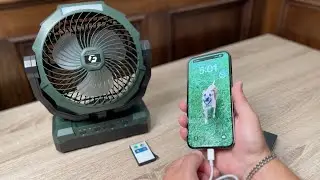 Best Rechargeable Fan? - FRIZCOL 3 in 1 Portable Rechargeable Fan - 2 12,000mAH Batteries
