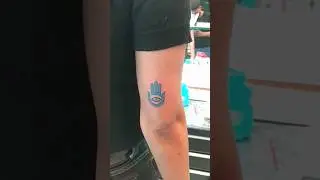 hamsa hand tattoo.....#tattoos #shorts
