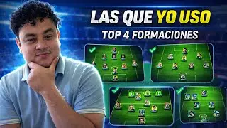 TOP 4 FORMACIONES que SÍ FUNCIONAN🤯en eFootball (Las que siempre uso) 😱