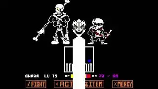 Undertale Help from the void Part 2 (disbelief Papyrus + Sans Last Breath)