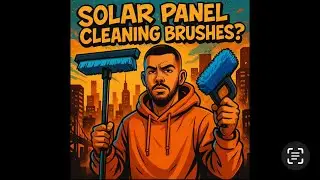 Solar Panel Cleaning Brushes / Home Depot?? + Budget lichen + pollen Removal Tips