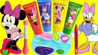 Minnie Mouse Plays Paints and Dress Up with Daisy