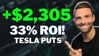 How To Make 33% Day Trading $TSLA Stock Options!