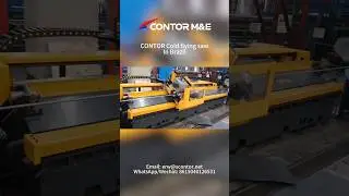 CONTOR: Cold Flying Saw In Brazil&mdash; High Speed Online Pipe Cutting #pipe #pipecutting #pipelining