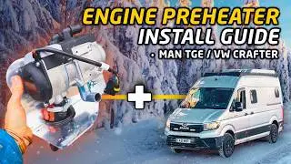 Engine Preheater Install for MAN TGE / VW Crafter (Autoterm FLOW 5D)