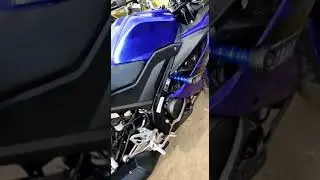 R15 modification bike handlebar light fitting Tamil WhatsApp status video R15 Kutty  TTF 👍🏍️🏍️🏍️