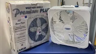 &ldquo;MINT&rdquo; 2001-02 Lasko Weather-Shield Box Fan model 3743