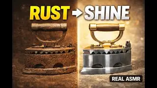 From Rust to Perfection &ndash; Charcoal Iron Restoration (ASMR)