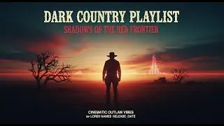 🎵  Dark Country Playlist | Shadows of the Red Frontier – Cinematic Outlaw Vibes