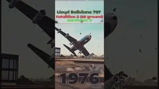Plane Crashes From The 1970s [REMAKE] #shorts #aviation #edit #1970s