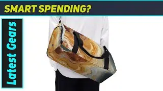 Amazing Marble Art Fitness Bag: Your Ultimate Gym & Travel Companion